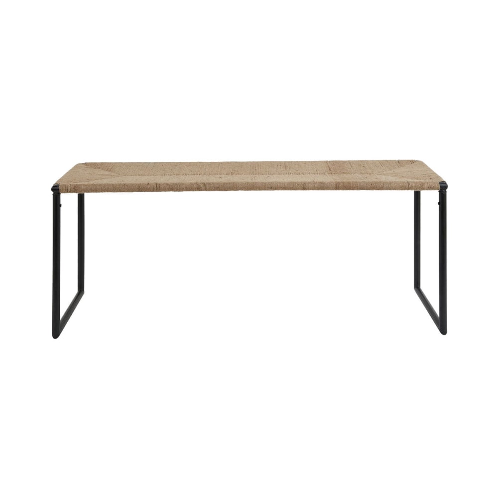 Banc bout lit en - noir