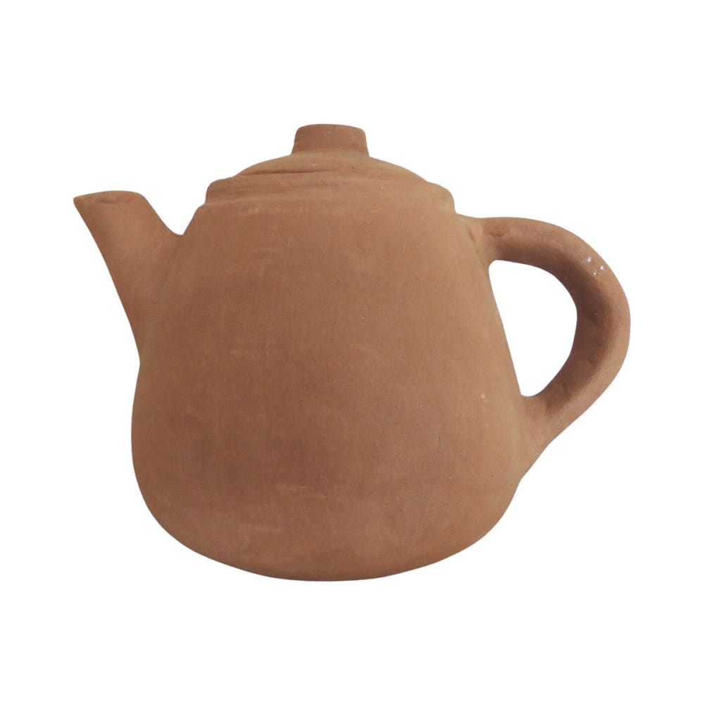 Théière en terre cuite artisanale