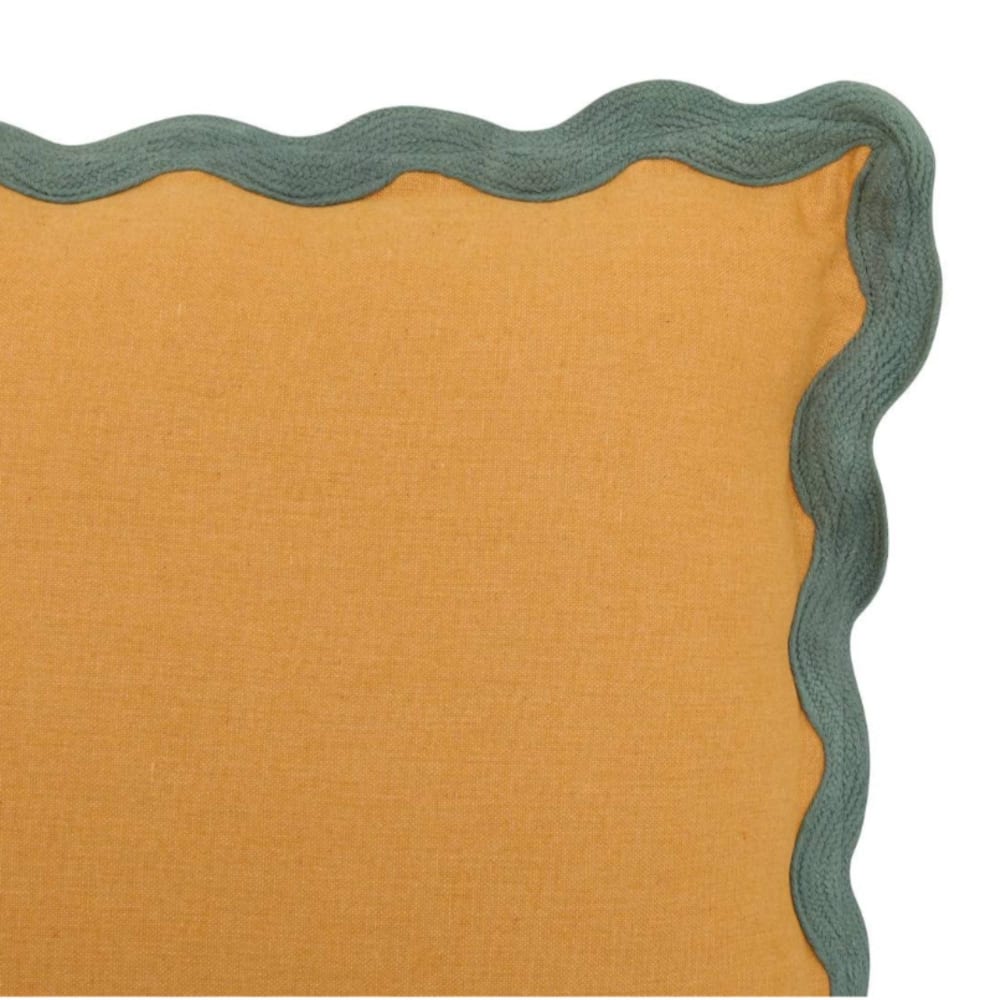 Kissen Baumwolle ocker 10x38x38cm - Maisons Du Monde