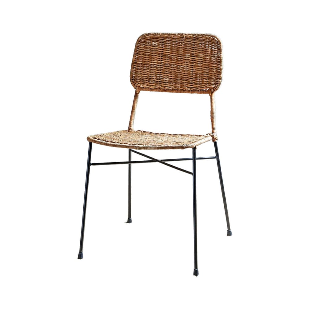 Lot de 2 chaises en rotin naturel — Beyit