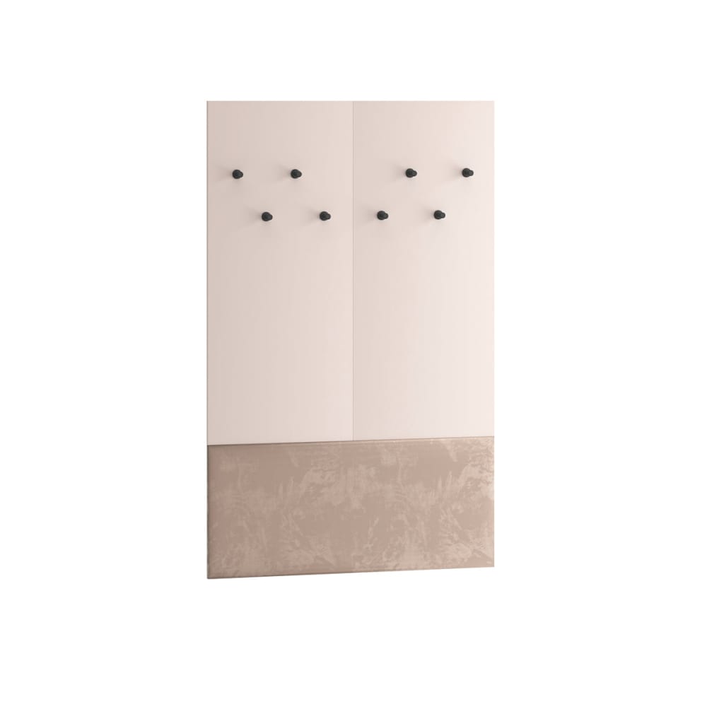 Porte-manteau mural 8 patères panneaux stratifiés beige Porte-manteau mural 8 patères panneaux stratifiés beige
