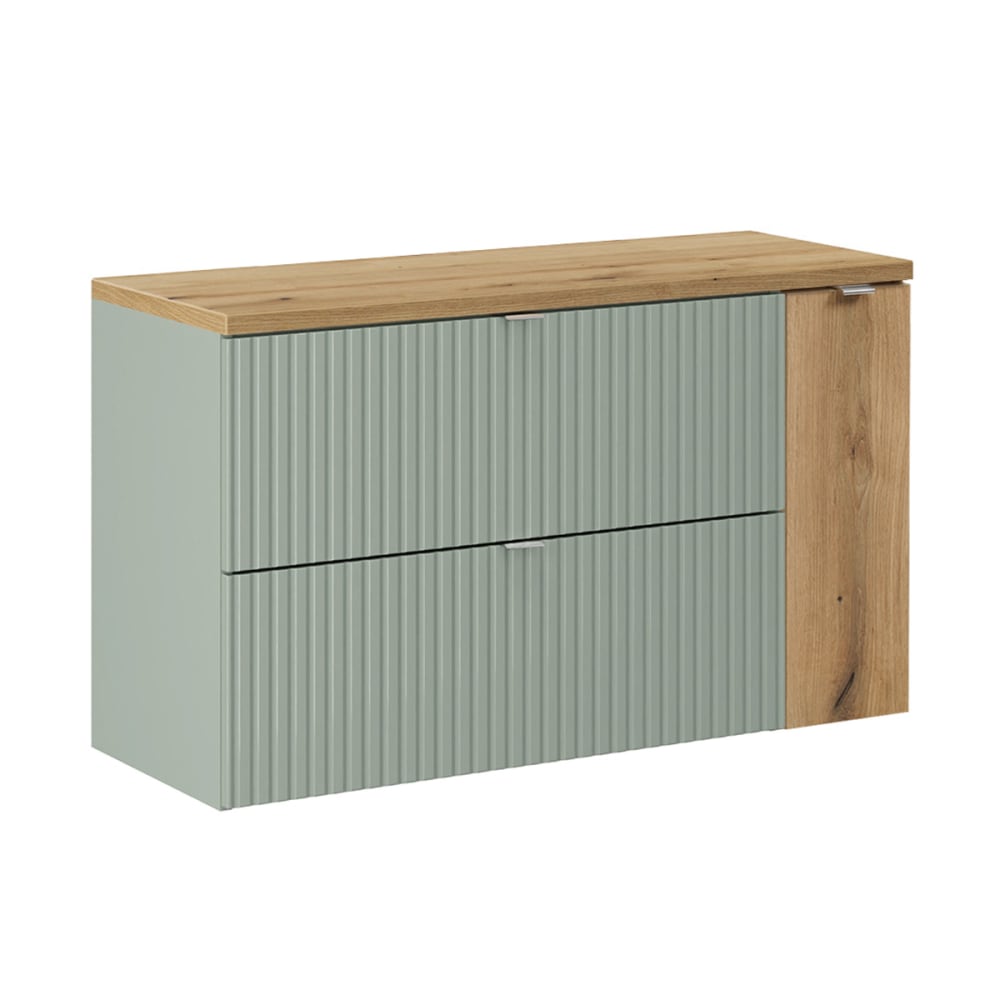 Meuble sous-vasque stratifiés vert