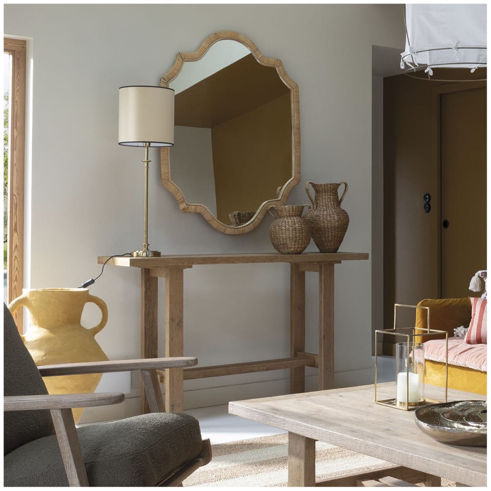 Pied de lampe en métal doré - ø 16 x 57 cm — vue 3