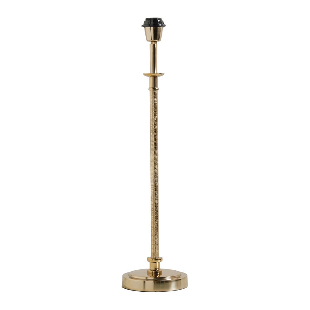 Pied de lampe en métal doré - ø 16 x 57 cm — vue 4