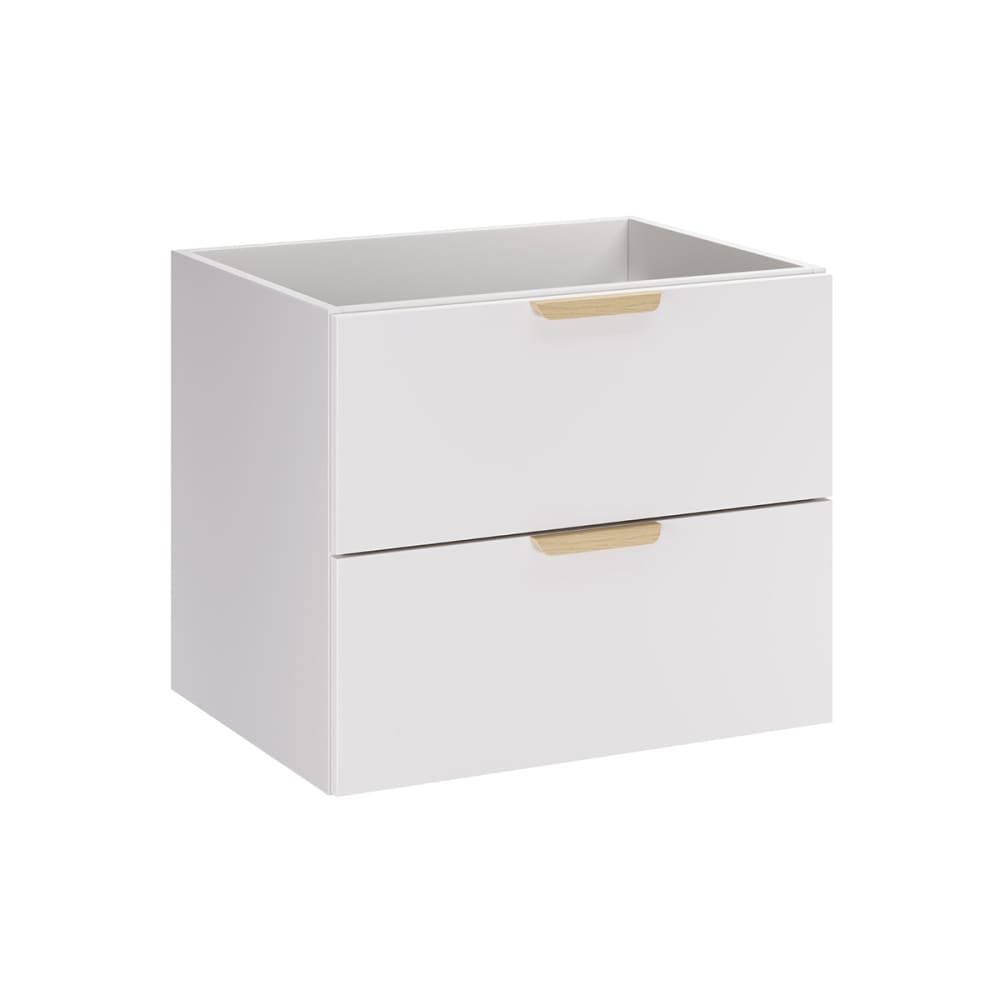 Meuble sous-vasque stratifiés blanc