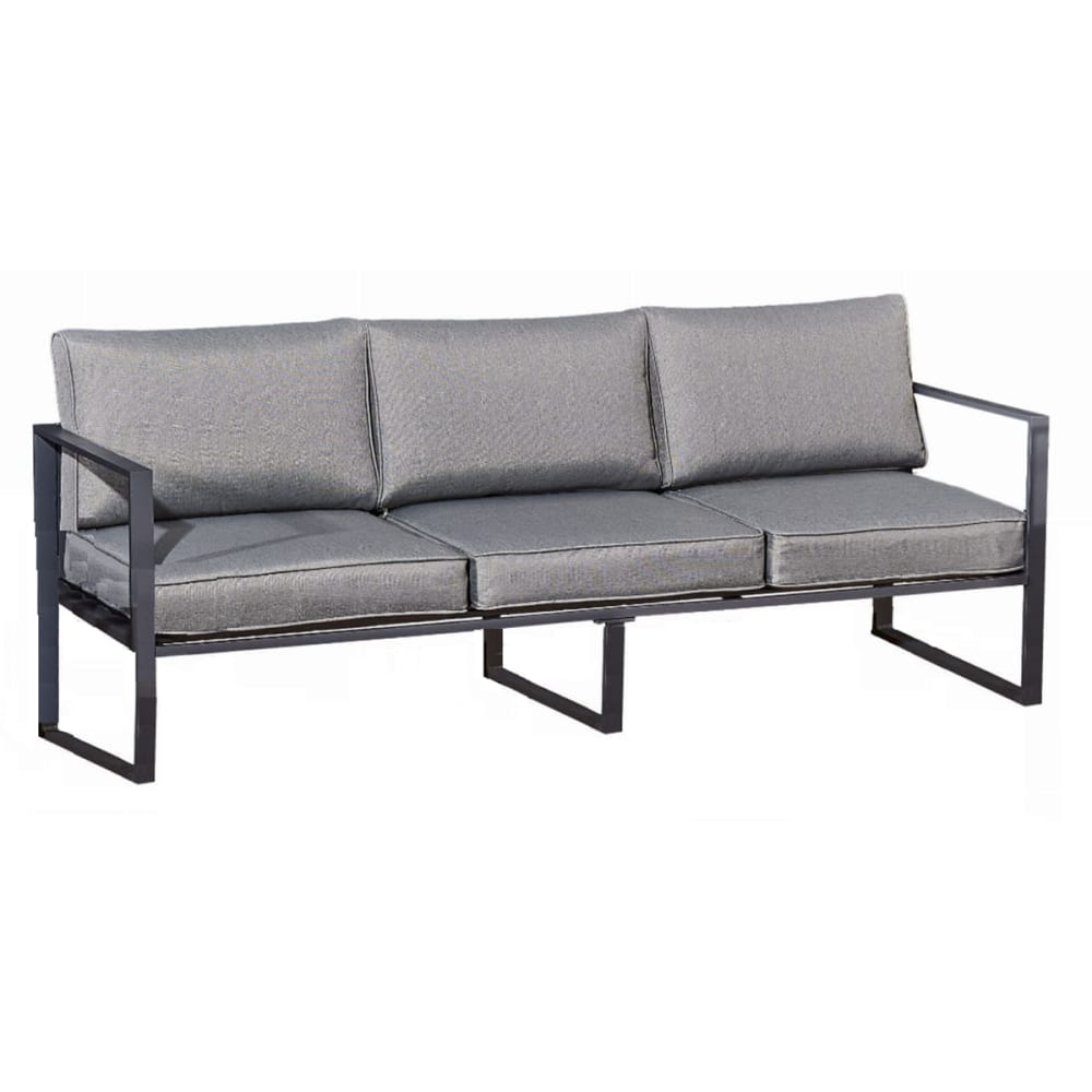 Canapé de jardin aluminium, polywood,