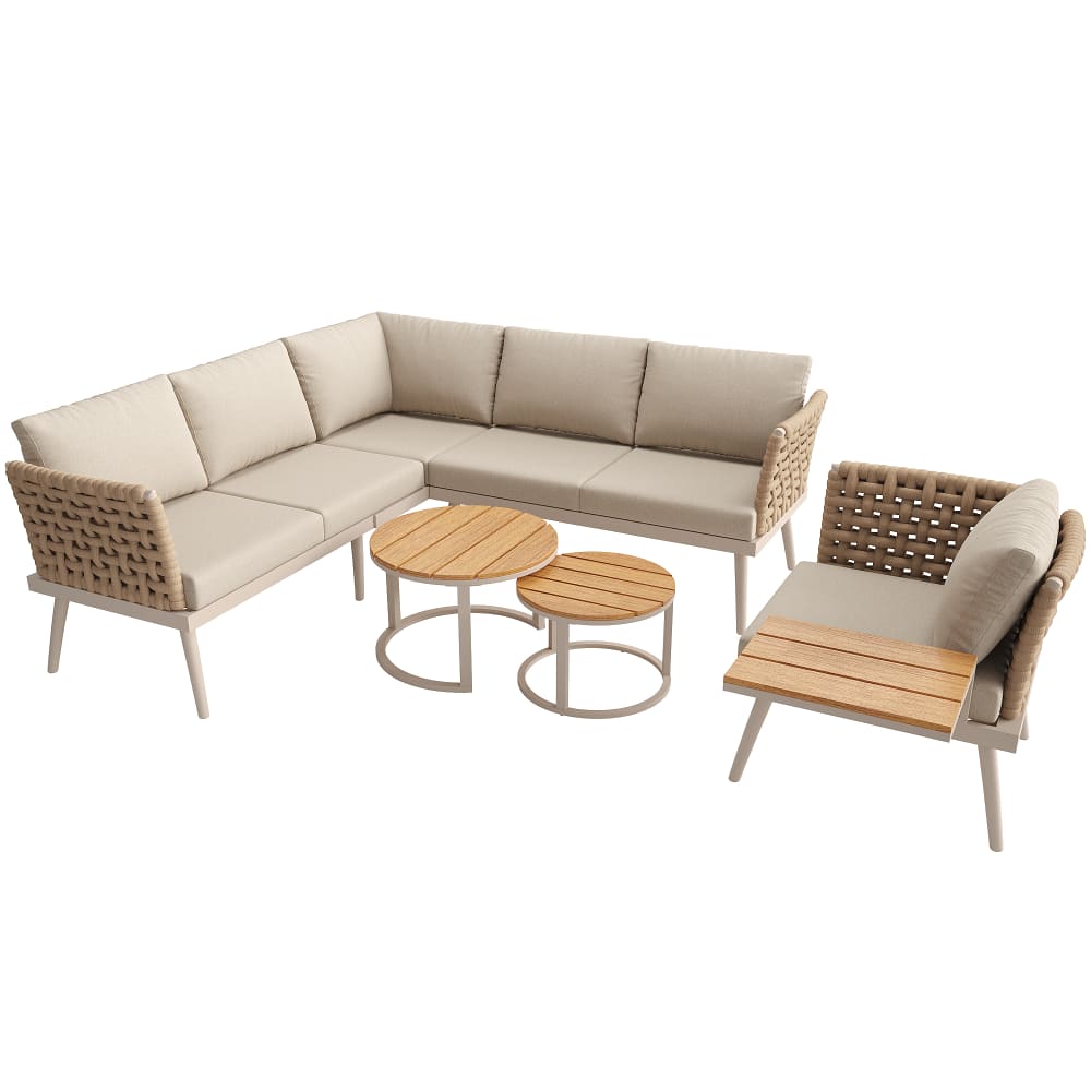 Ensemble tables avec - fauteuil