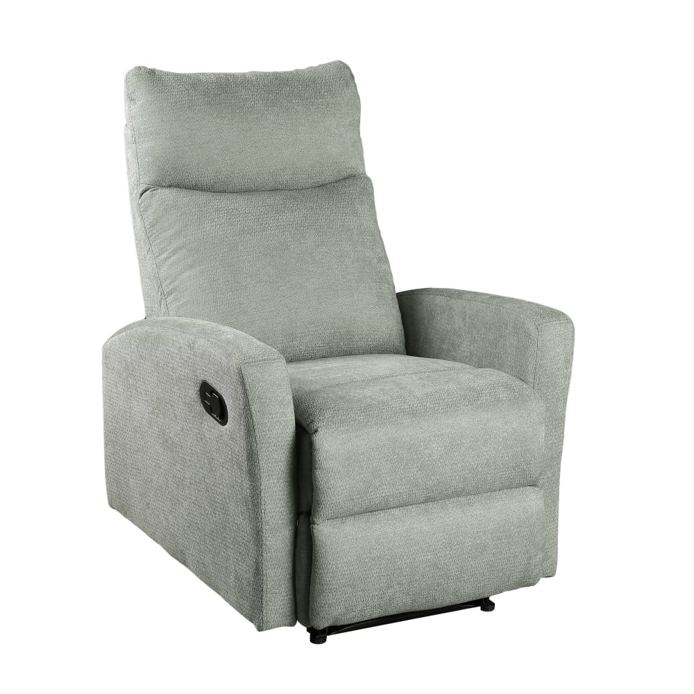 Fauteuil relax manuel  1 place tissu vert