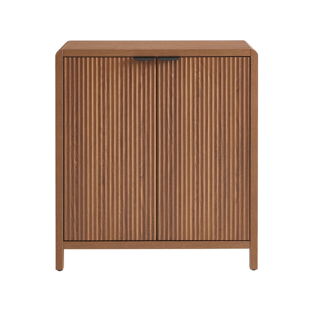 Buffet  effet noyer 2 portes 75cm