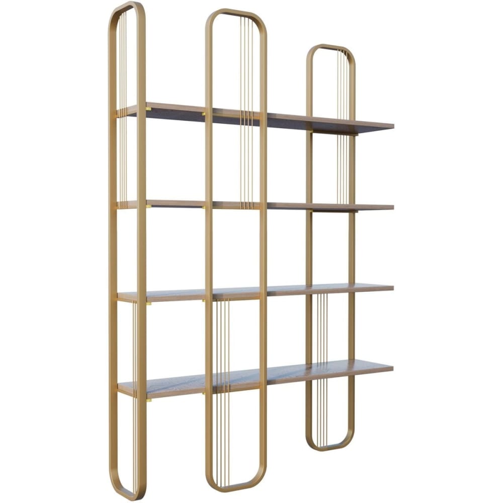 Etagère 4 niveaux dorée