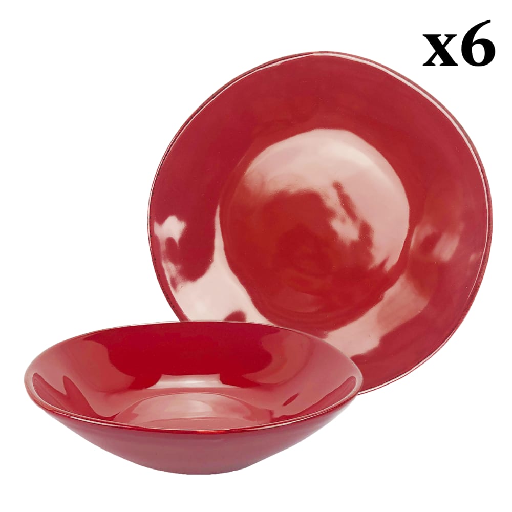 Lot de 12 assiettes en - plates