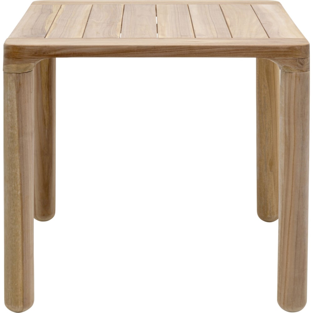 Table à manger de jardin carrée 2 personnes en teck
