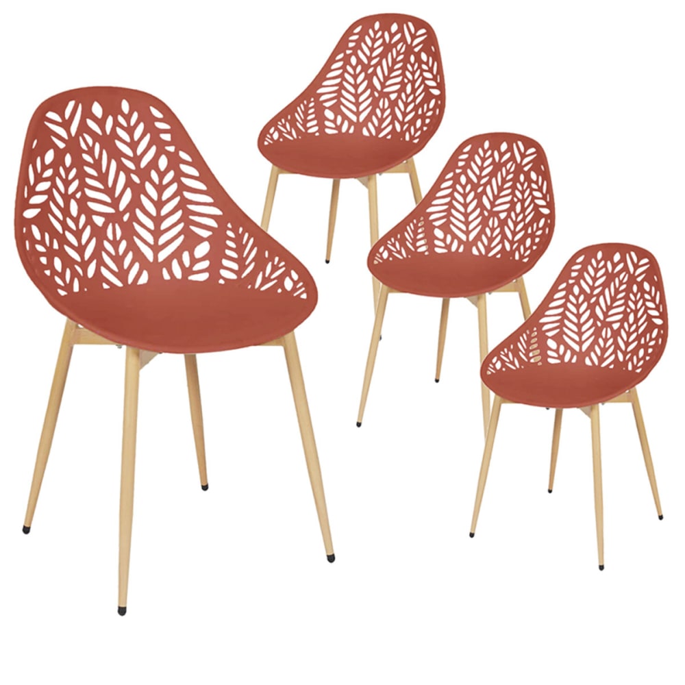 Lot de 4 chaises jardin