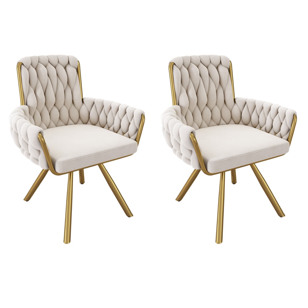 Lot de 2 fauteuils pivotants