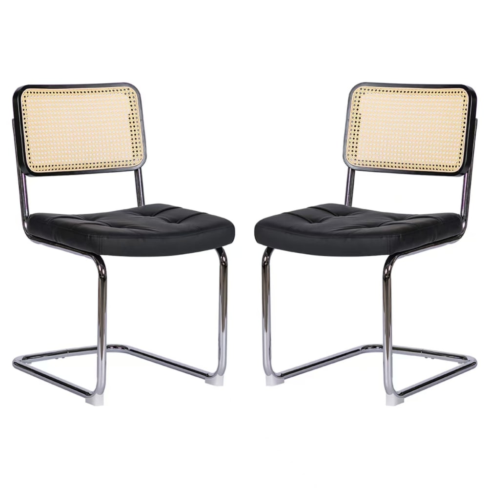 Lot de 2 chaises vintage - chrome