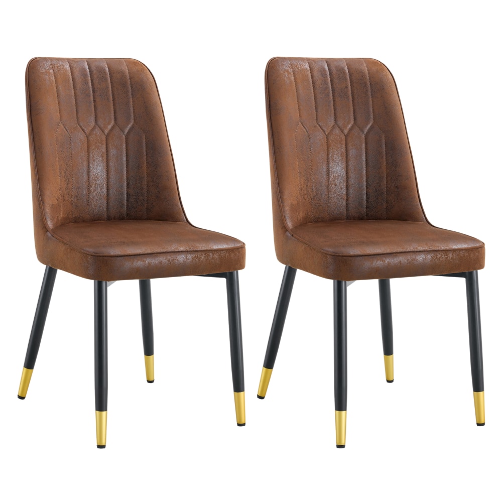 2er-Set Esszimmerstühle, Braun - Maisons Du Monde