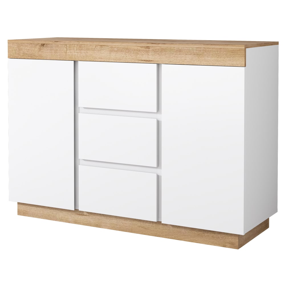 Commode blanche avec - plateau