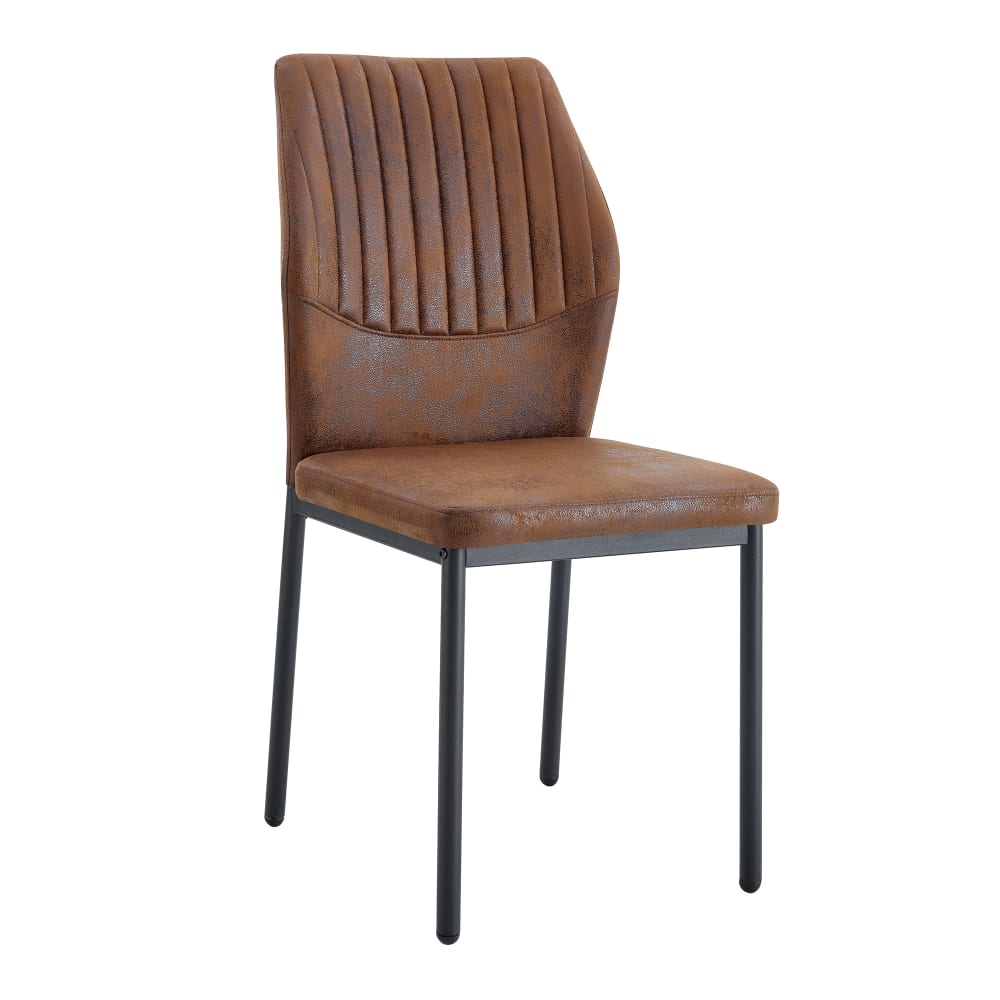 Lot 4 chaises salle - cuir