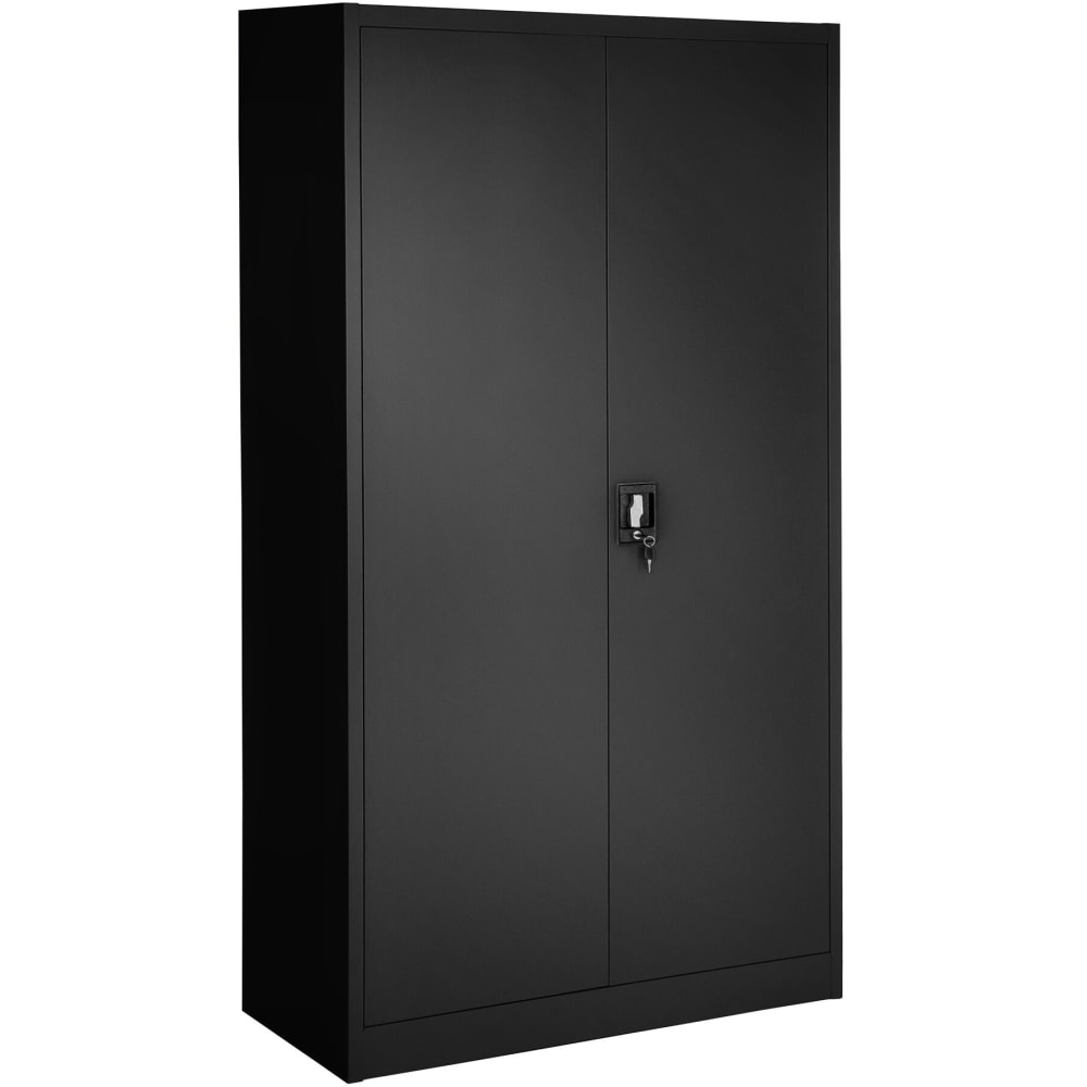 Armoire de classement en acier 4 étagères réglables en hauteur noir