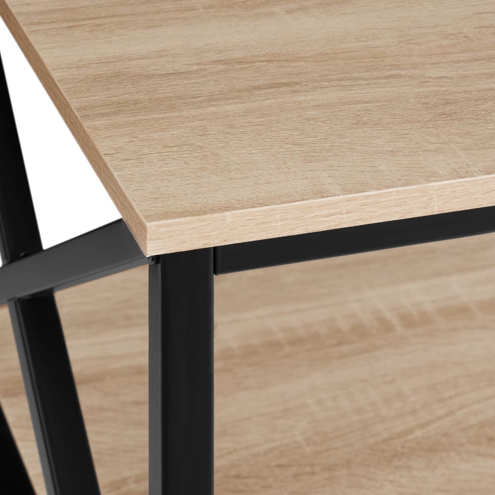 Table basse salon rectangulaire, avec plateau Style industriel