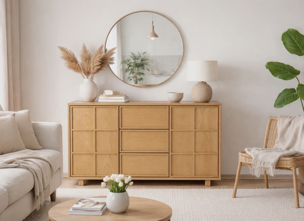 Anrichte aus hellem Holz L120 - Maisons Du Monde