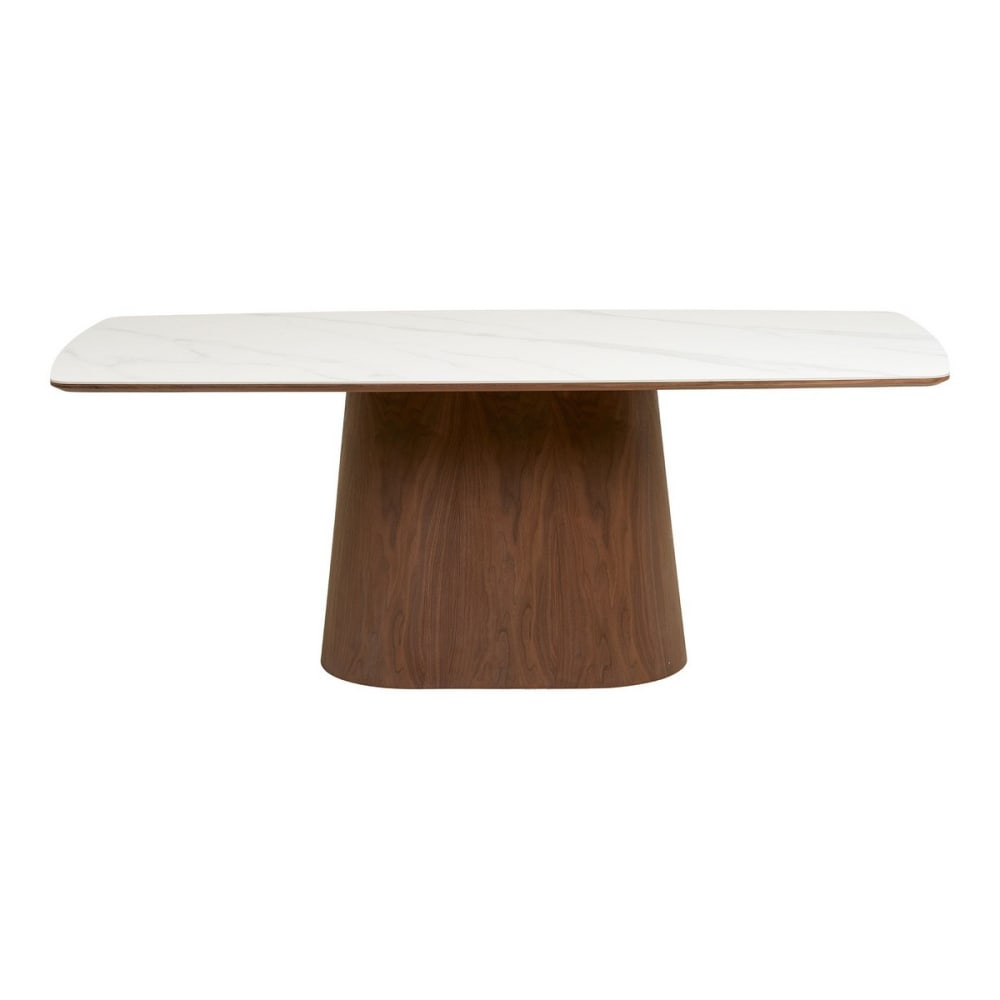 Table de repas design en bois naturel L200