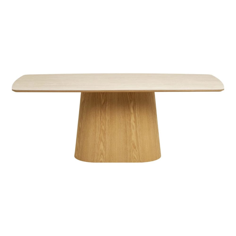 Table de repas en céramique Travertin moderne L200