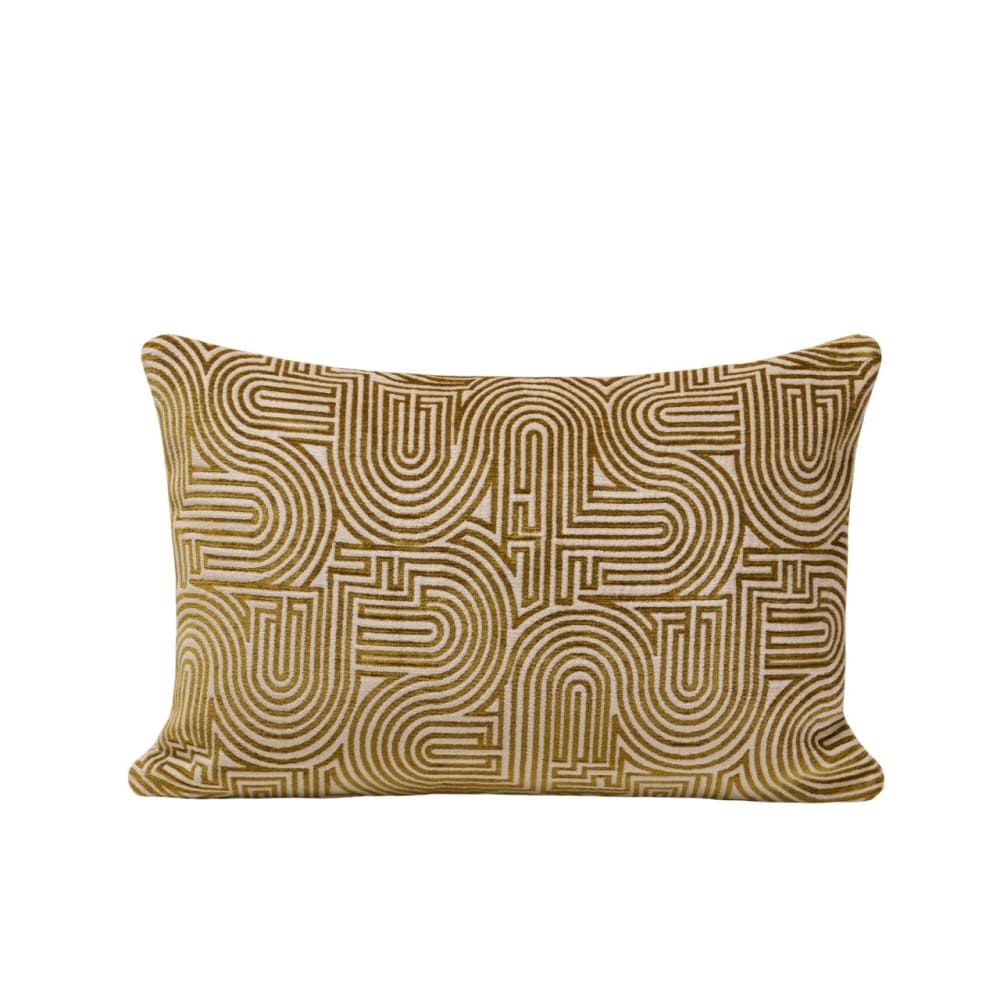 Housse de coussin en - jaune