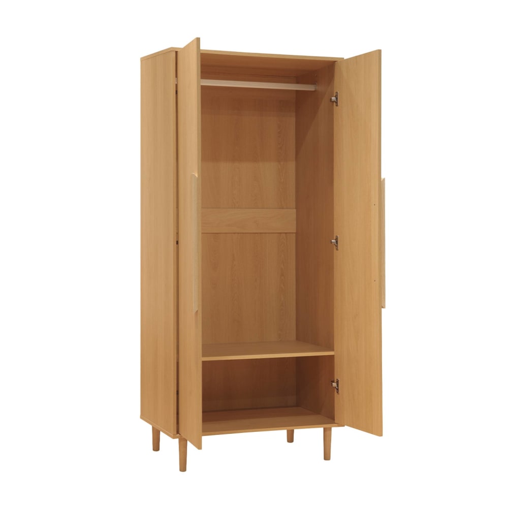 Kleiderschrank im Eichenlook mit 2 Türen - Maisons Du Monde