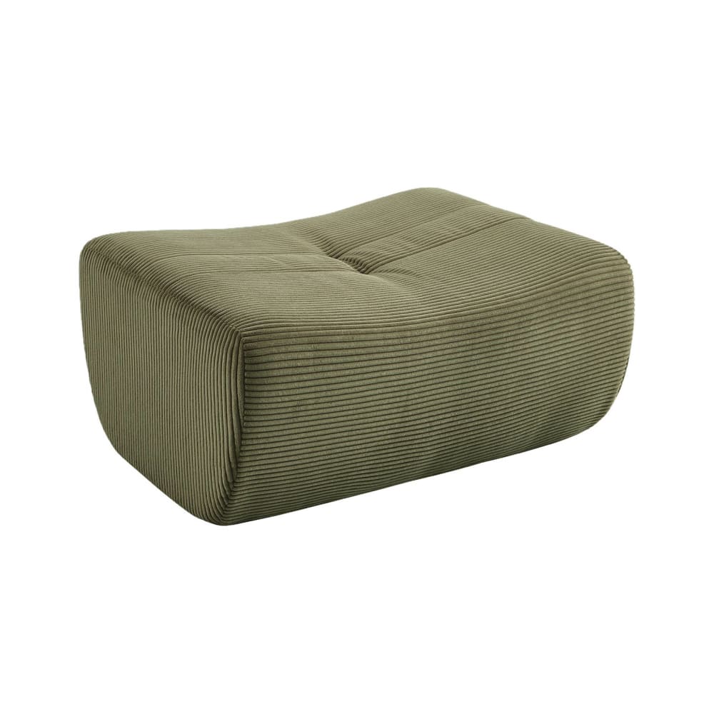 pouf, repose-pieds velours