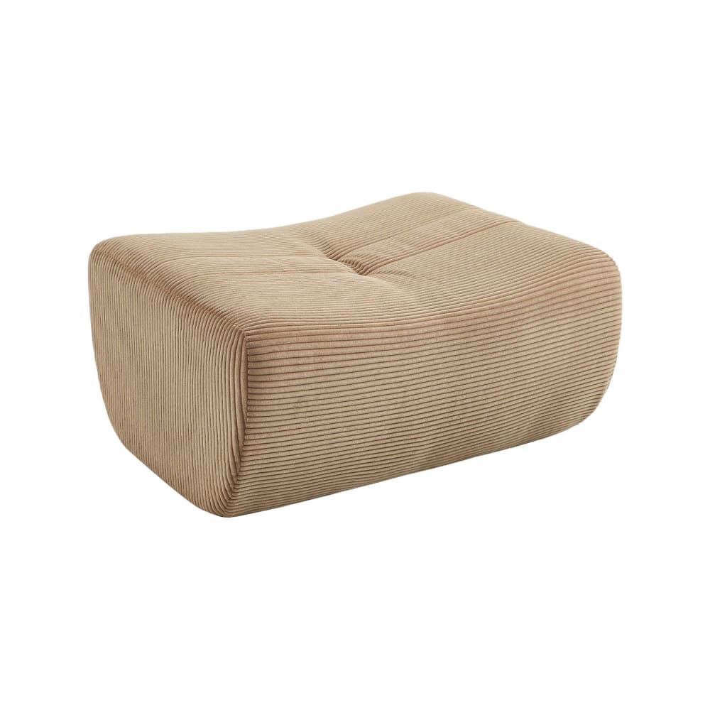 pouf, repose-pieds velours