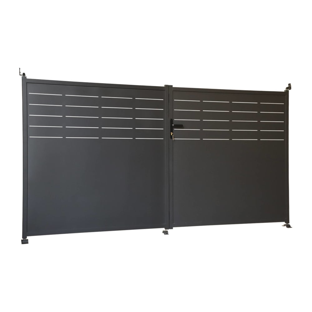 Portail de jardin acier