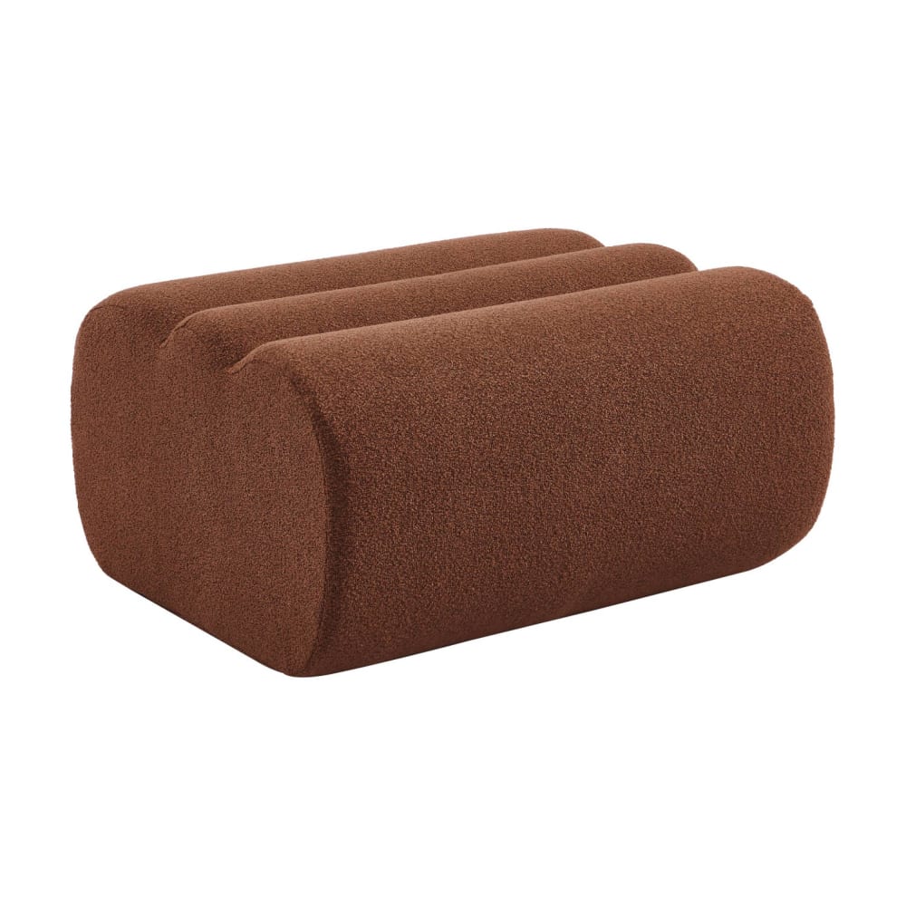 pouf, repose-pieds bouclette