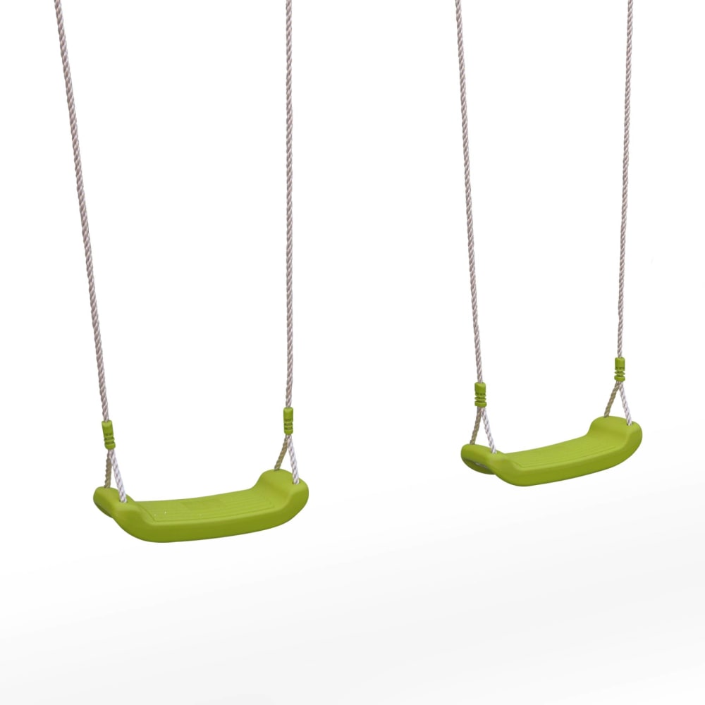 Aire de jeux bois de pin 2 balançoires et échelle