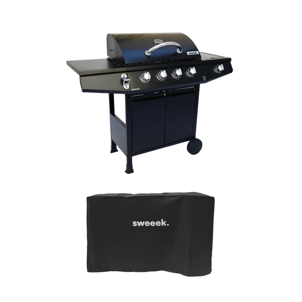barbecue gaz 4 brûleurs - housse