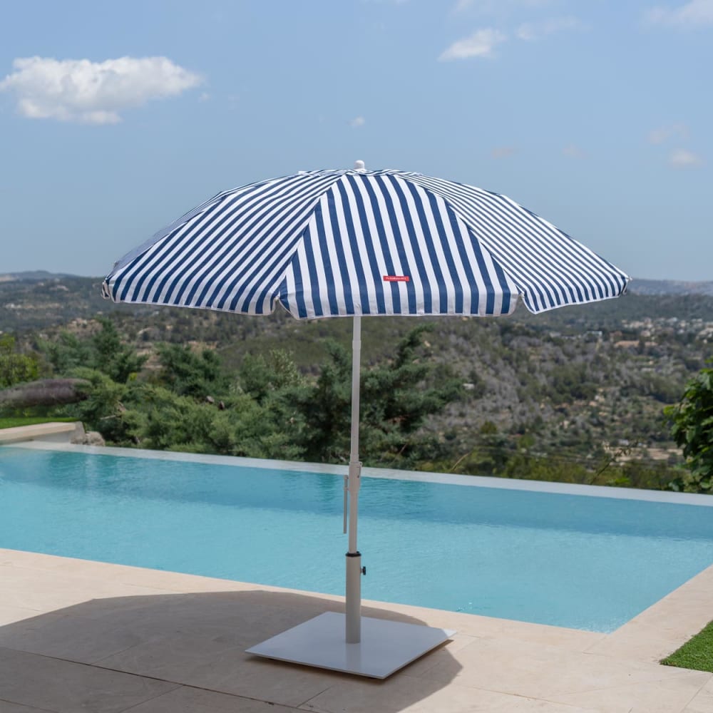 Strandschirm verstellbar UPF50+ Polyester blau - Maisons Du Monde