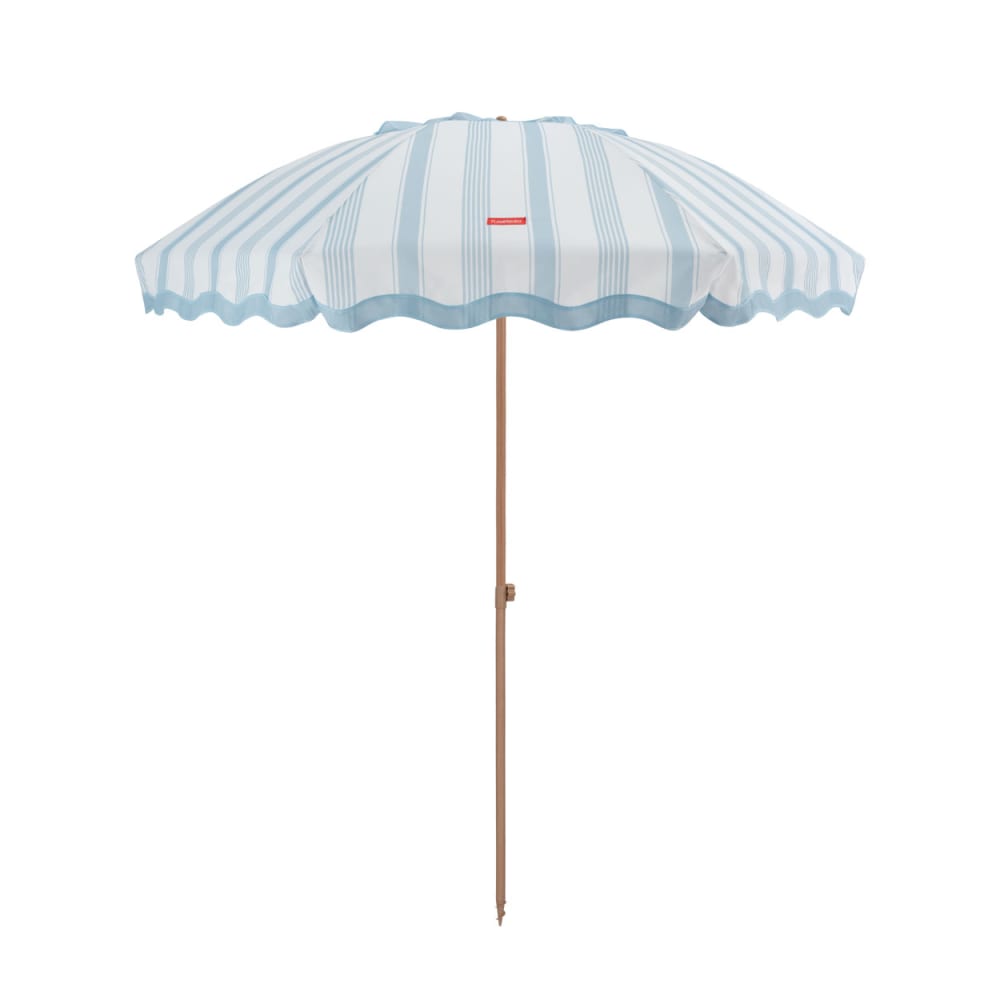 Parasol plage inclinable UPF50+ polyester bleu