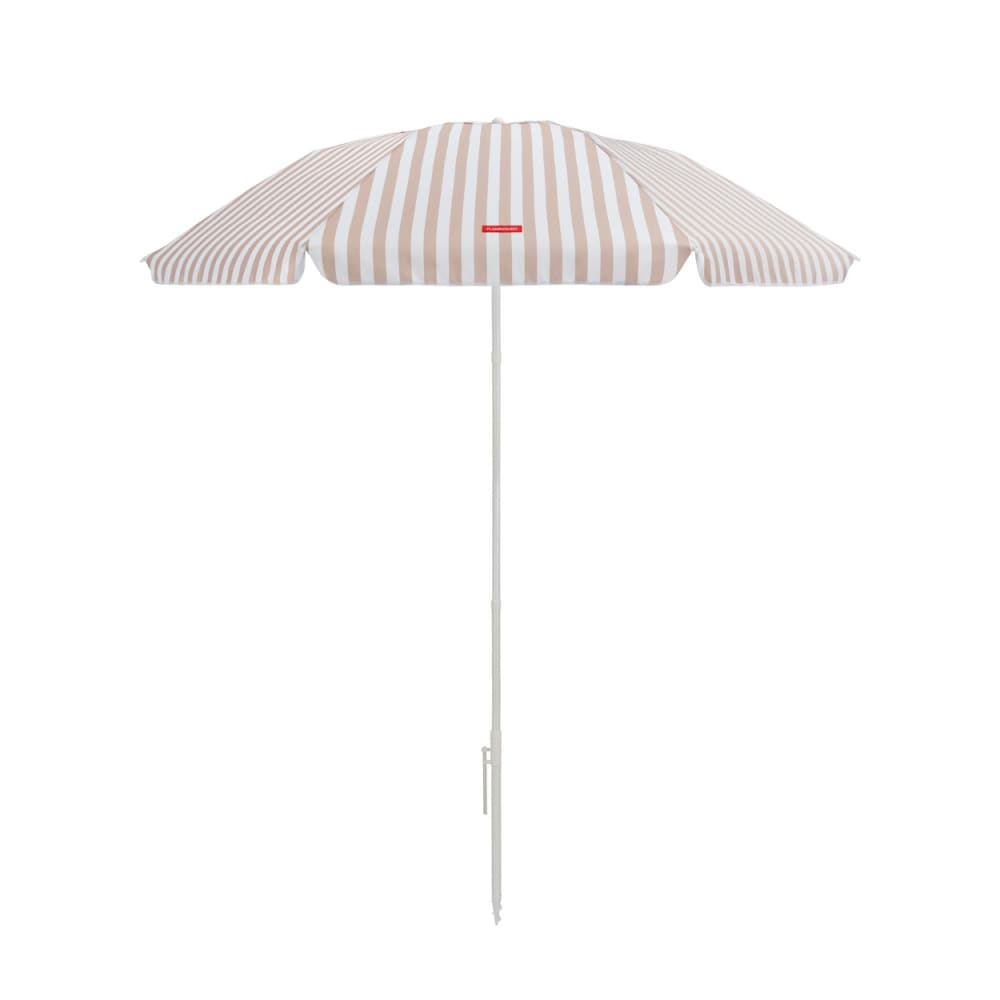 Parasol plage inclinable UPF50+ polyester beige