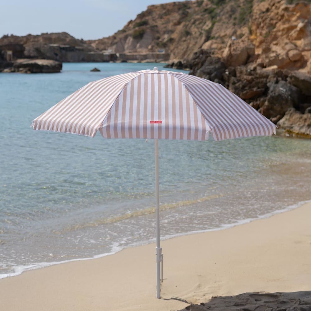 Strandschirm verstellbar UPF50+ Polyester beige - Maisons Du