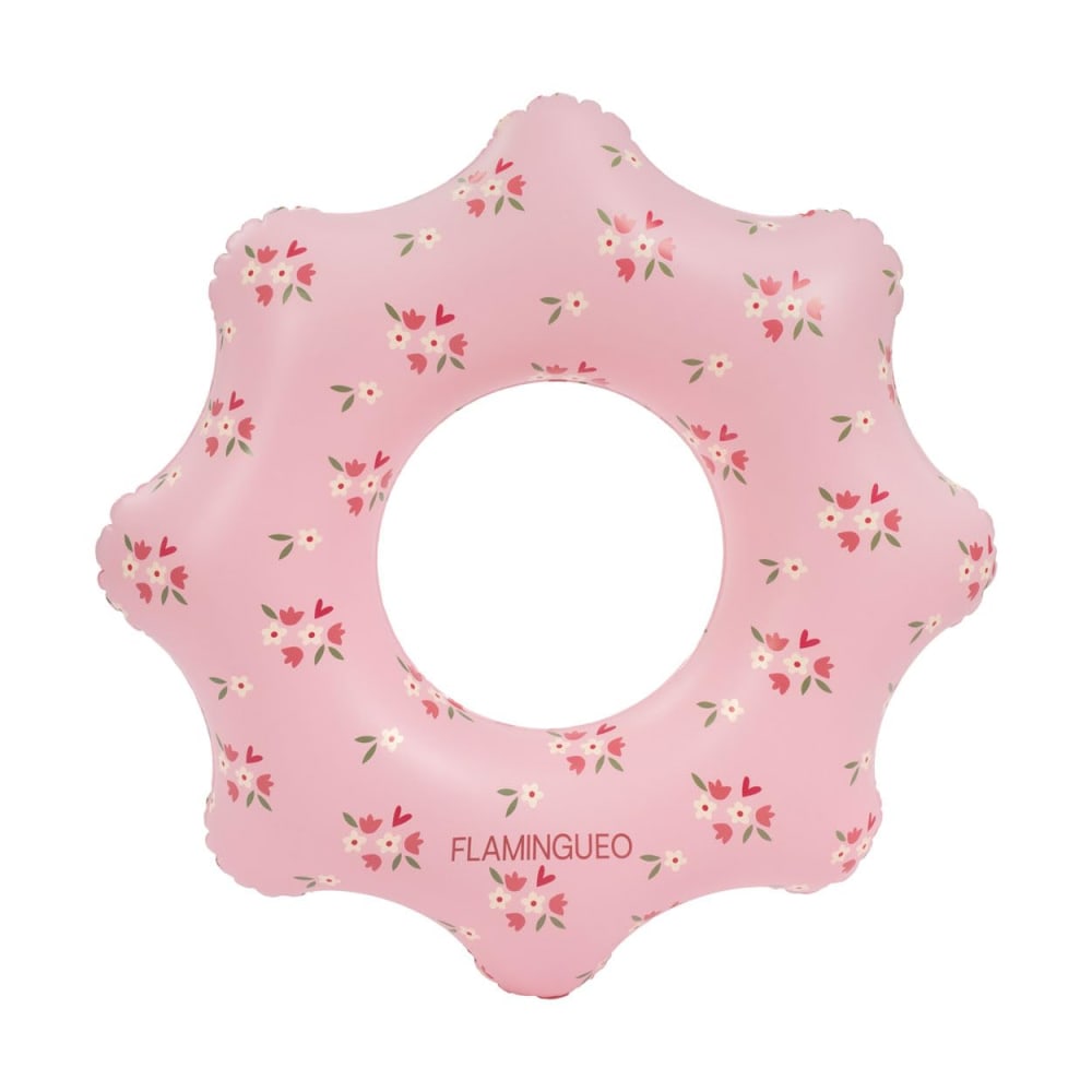 Flamingueo Aufblasbarer Kinder Schwimmring Doppelventil PVC Donut rosa - Pvc - Polyvinlychlorid