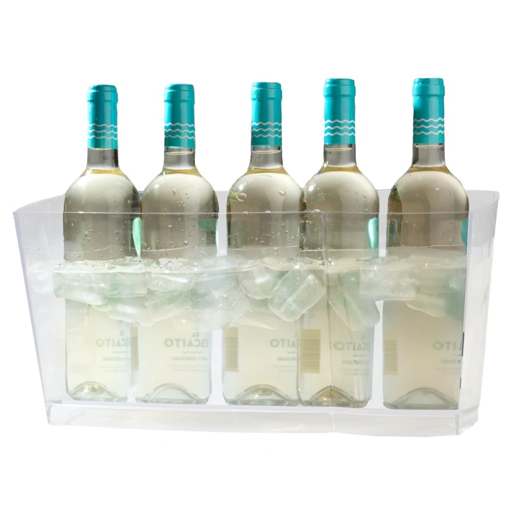Seau à glace avec séparateur 6 bouteilles (10 l)