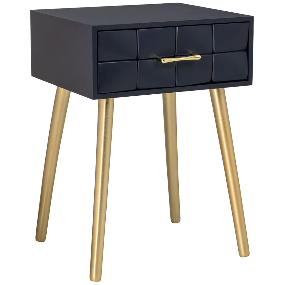Wanderlust deco Nachttisch aus Holz schwarz 44x38x63h cm style modern - Holz