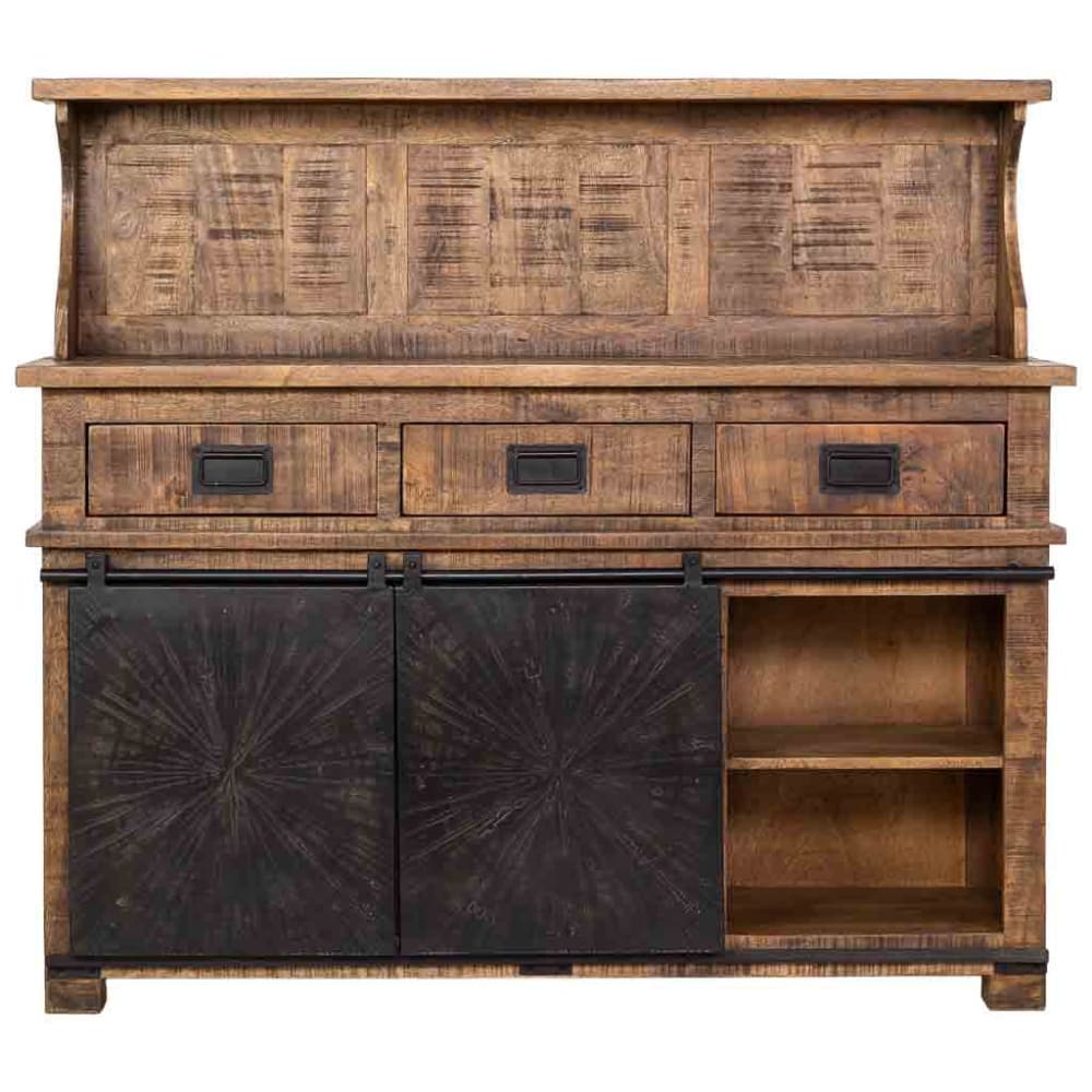 Sideboard aus Holz, 145x42x130 cm (H), Braunes - Maisons Du Monde