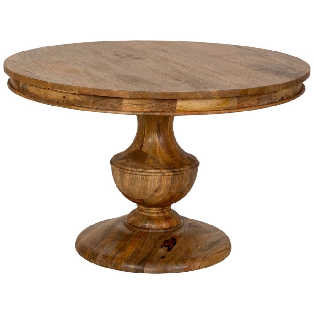 Wanderlust deco Esstisch aus Holz 120x120x76 cm in Braun style classic chic Braun Holz