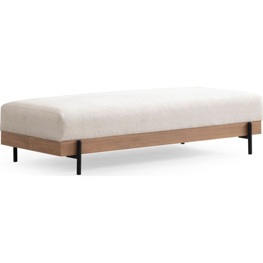 pouf 2 places en tissu
