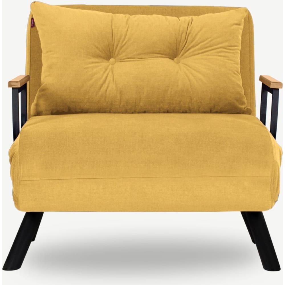 Fauteuil convertible - jaune