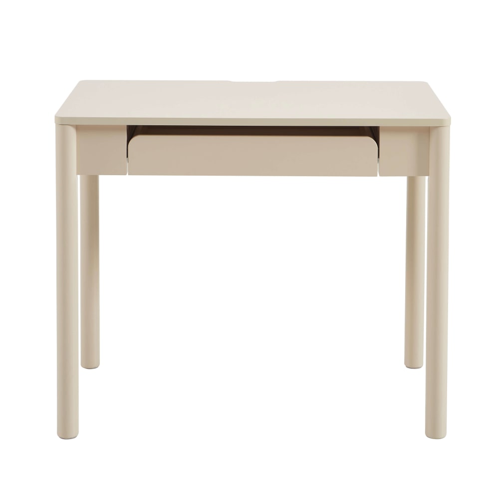 Bureau enfant  beige 1 tiroir 90cm
