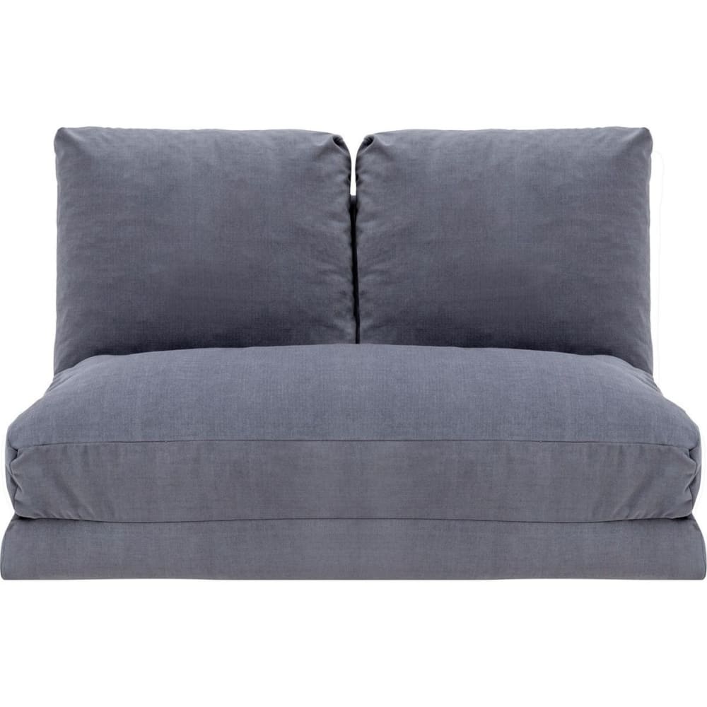 Canapé compressé convertible 2 places en tissu gris Canapé compressé convertible 2 places en tissu gris