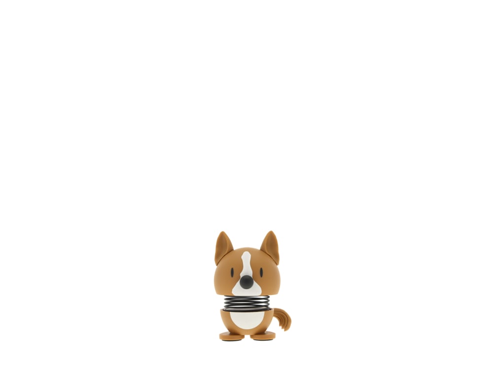 Figurine chien corgi xs marron — Beyit