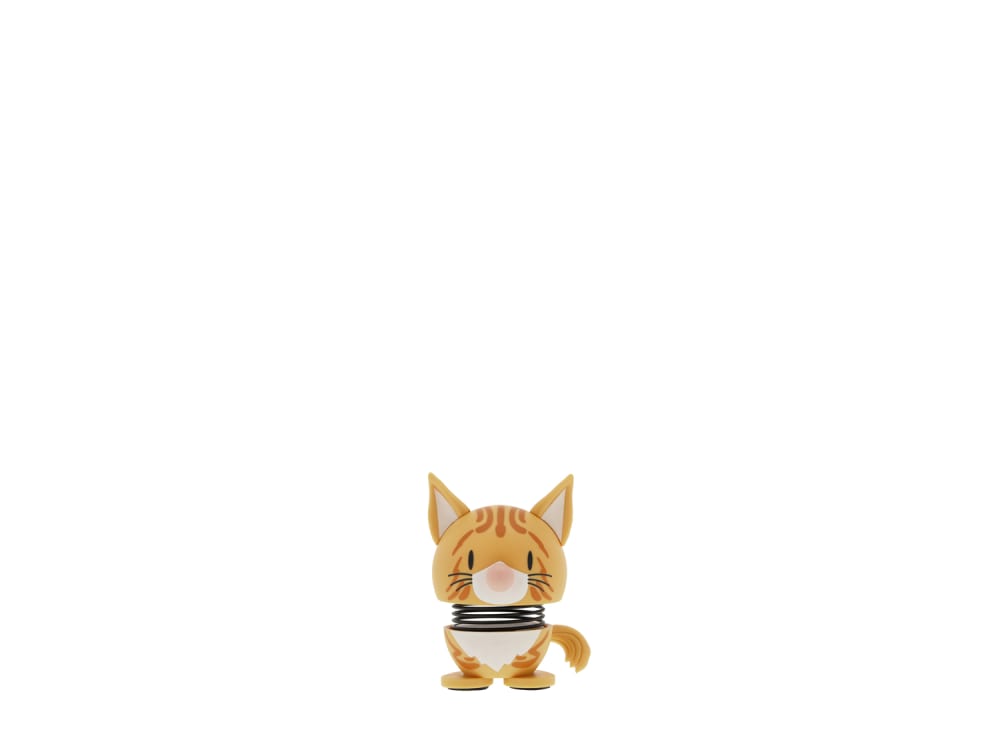 Figurine chat tabby xs orange